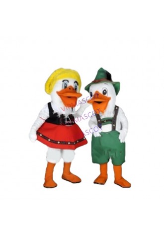 mascot Oktoberfest Ducks Mascot Costume Cartoon Character carnival costume fancy Costume party