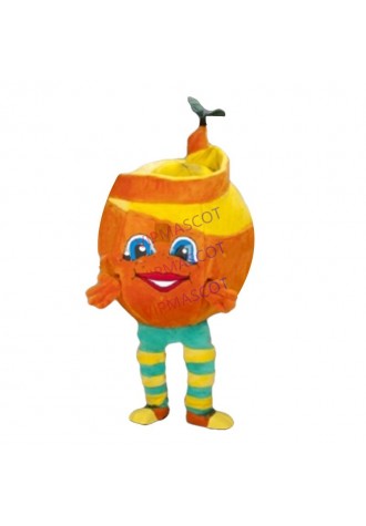 mascot costume cosplay good quality Orange Peel Mascot Costume Cartoon Character carnival costume fancy Costume party