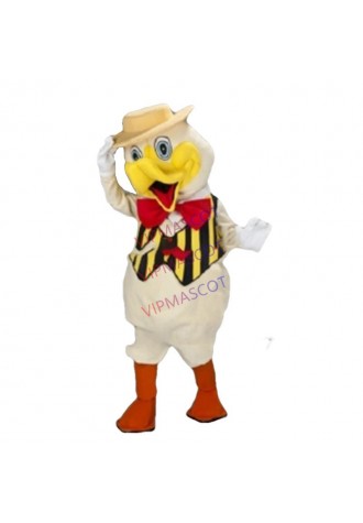 mascot Dapper Duck Mascot Costume Cartoon Character carnival costume fancy Costume party