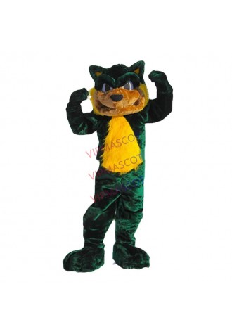 mascot Green Cat mascot costume custom fancy costume anime cosplay kits mascotte theme fancy dress carnival costume