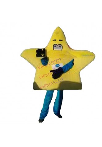 mascot cute yellow star mascot costume custom fancy dress cosplay Cartoon mascotte costume carnival costume fancy Costume