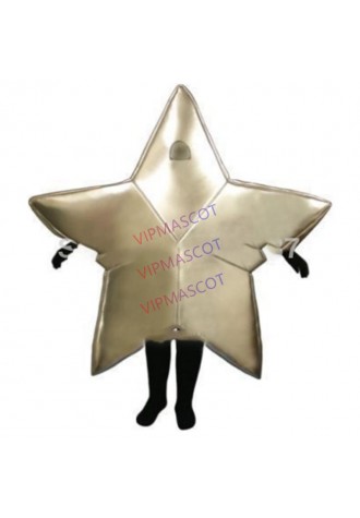 mascot golden super star mascot costume custom fancy dress cosplay Cartoon mascotte costume carnival costume fancy Costume