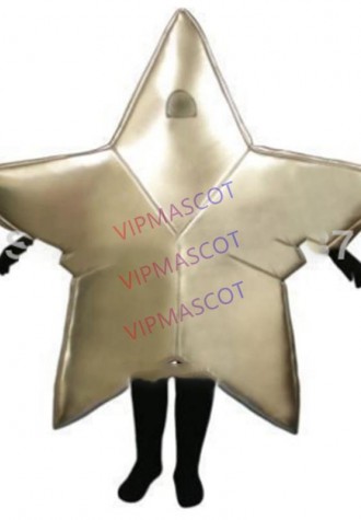mascot golden super star mascot costume custom fancy dress cosplay Cartoon mascotte costume carnival costume fancy Costume