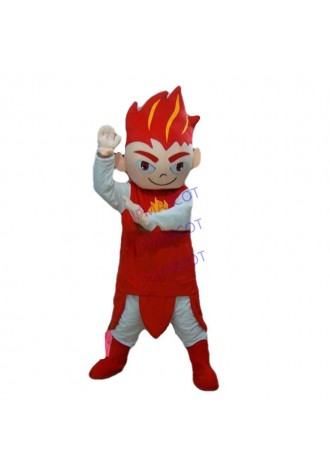 Christmas halloween Lovely Boy Mascot Costume Fancy Cartoon Character Party Dress Free Shipping