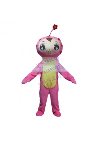 New arrival Adult cute cartoon pink flower doll mascot fancy dress costumes party costumes adult size
