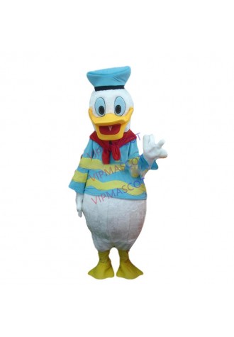 Hot sale Adult cute cartoon blue hat duck Mascot Costume Fancy Dress party costume Adult Size