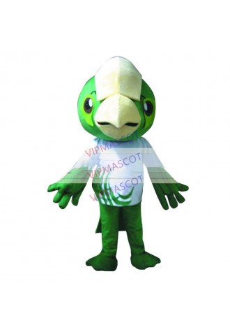 New arrival Foam Adult cute green bird mascot fancy dress costumes Halloween party costumes