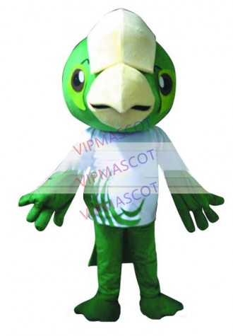 New arrival Foam Adult cute green bird mascot fancy dress costumes Halloween party costumes