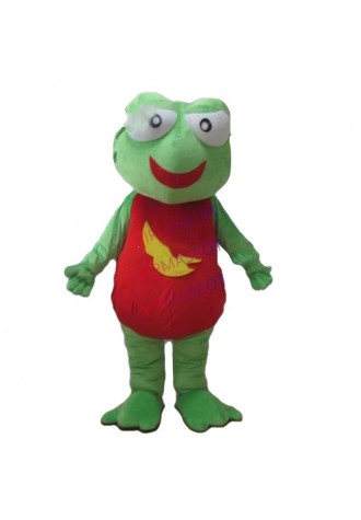 Hot sale Cute Adult frog mascot suit advertising mascot sea animal costume sports mascot made fancy dress costumes