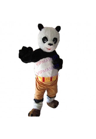 New arrival Cute Adult cartoon character lovely cartoon Kungfu Panda Mascot Costume fancy dress party costumes