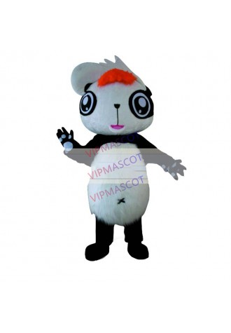 Cute Adult Cartoon Character cute panda Mascot Costume Hallooween party costume adult size