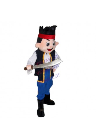 Cute Hot sale Cartoon Character Adult Jake Pirate Dress cosplay Halloween  Party Costume