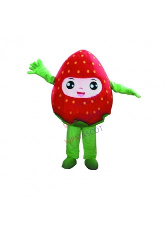 New arrival Cute Cartoon Character Adult cute strawberry boy Mascot Fancy Dress Halloween party Costume