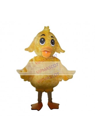 Hot Cute Adult Cartoon Character cute little yellow duck Mascot Costume Hallooween party costume adult size