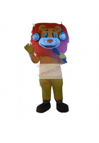Hot selling Cute Adult cute lovely lion mascot fancy dress costumes Halloween party costumes