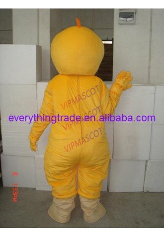 Hot sale  Foam Adult yellow chicken mascot fancy dress costumes Halloween party costumes adult size
