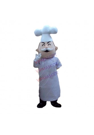 New Foam Custom made Cartoon Character Adult Baker Cook Chef Mascot Fancy Dress cosplay Halloween  Party Costume