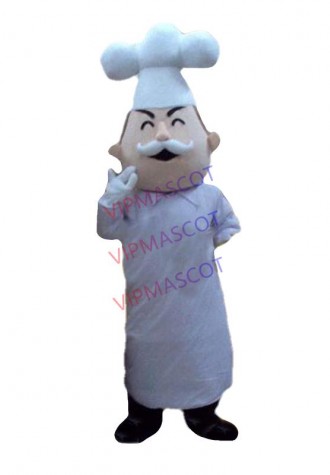 New Foam Custom made Cartoon Character Adult Baker Cook Chef Mascot Fancy Dress cosplay Halloween  Party Costume