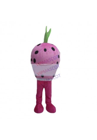 New arrival Cute Adult lovely cartoon strawberry doll mascot costume fancy dress party costumes adult size