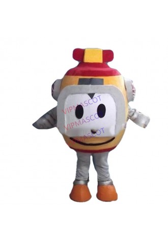 Hot sale Cute Adult cute yellow robot mascot costume fancy dress Halloween party costumes adult size