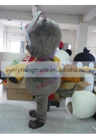 Hot selling Foam Adult lovely cartoon grey little monster mascot costume fancy dress party costumes adult size