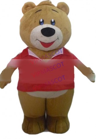 Hot selling Foam Adult lovely cartoon fat bear mascot costume fancy dress party costumes adult size