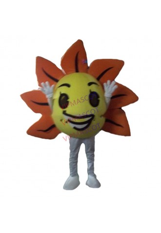 New arrival Foam Cartoon Character lovely Sunflower Flower Mascot Costume party costume Adult Size