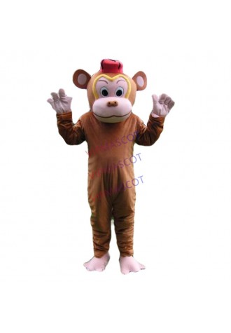 New arrival  Foam new Cartoon lovely Character brown monkey Mascot Costume fancy dress costume