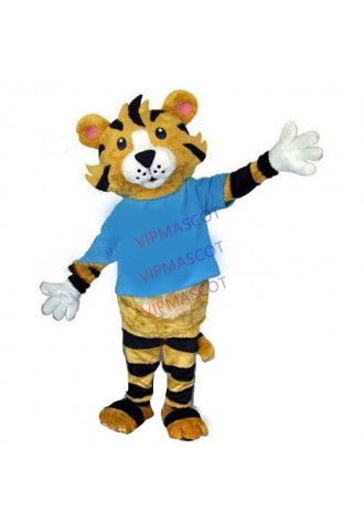 Hot sale Cute Character Adult cute New Little Tiger Mascot Costume fancy dress Halloween party costume