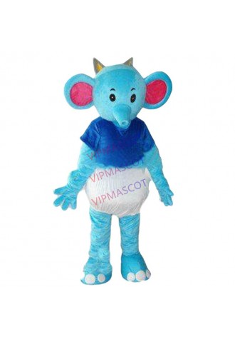 Hot sale Cute Character Adult lovely cute Fast custom new Blue Hat Mouse Mascot Costume fancy dress Halloween party costume