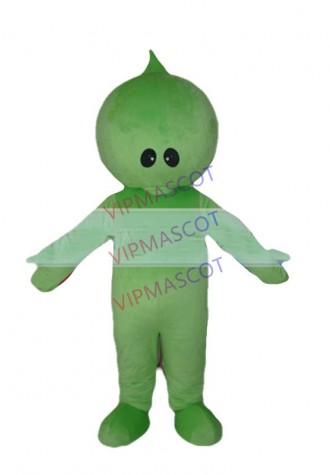 New arrival Cute Adult cartoon lovely green doll mascot costume suit fancy dress party costumes adult size