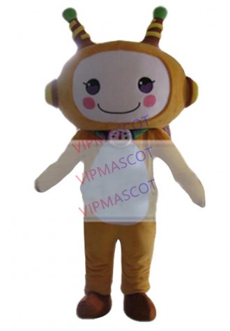 New arrival Cute Adult cute brown big mouth doll mascot fancy dress suit costumes cartoon party costumes adult size