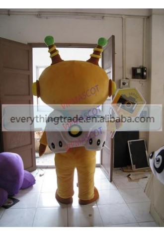 New arrival Cute Adult cute brown big mouth doll mascot fancy dress suit costumes cartoon party costumes adult size