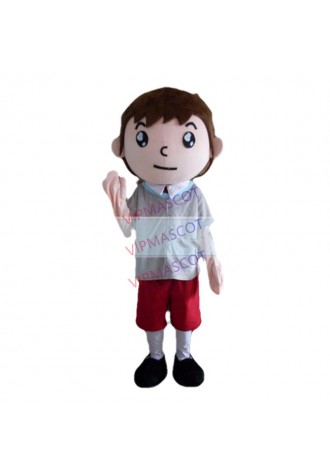 Hot selling Cute Adult cute cool little boy mascot fancy dress suit costumes cartoon party costumes