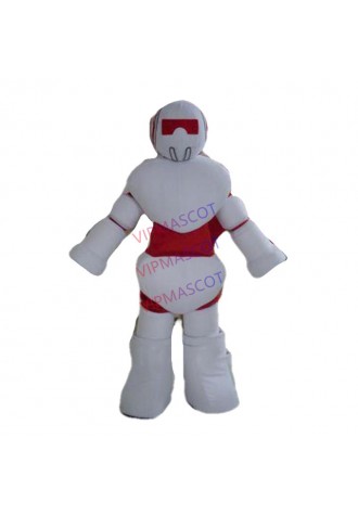 Hot sale Foam Adult Lovely Red Robot Mascot Costumes Halloween Costume Fancy Dress Suit