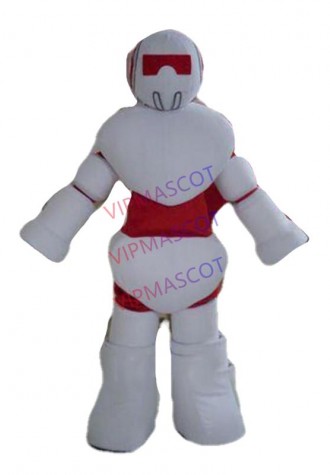 Hot sale Foam Adult Lovely Red Robot Mascot Costumes Halloween Costume Fancy Dress Suit