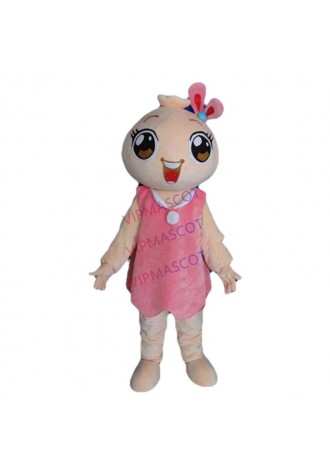Hot selling Cute Adult cute girl custom Plush adult Mascot Cartoon Costume Halloween