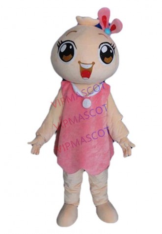 Hot selling Cute Adult cute girl custom Plush adult Mascot Cartoon Costume Halloween