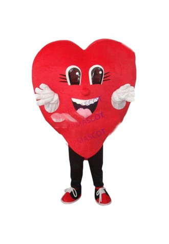 Hot sale Cute Character Adult lovely Love-Heart Mascot Costume fancy dress Halloween party costume