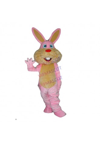 Hot sale Cute Adult lovely pink rabbit mascot fancy dress costumes Halloween cartoon party costumes
