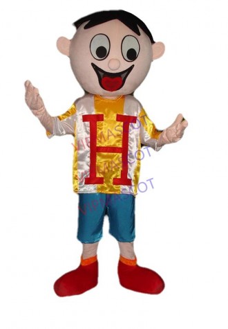 New arrival Foam Adult cute little boy mascot fancy dress costumes Halloween cartoon party costumes