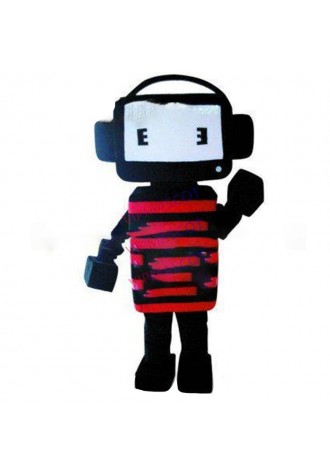 Hot sale Character Adult cute music black doll Mascot Costume fancy dress Halloween party costume