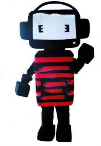 Hot sale Character Adult cute music black doll Mascot Costume fancy dress Halloween party costume
