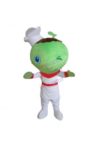 Hot sale Foam Character Adult lovely cook bean sprout Mascot Costume fancy dress Halloween party costume