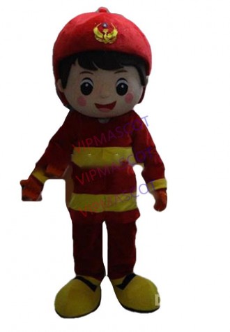 Hot sale Foam Cartoon Character Adult lovely brave firemen Mascot Costume fancy dress Halloween party costume