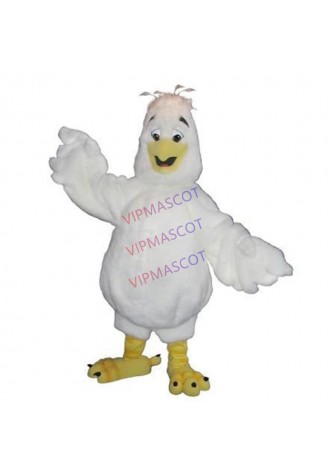 Hot selling Cute Adult cute High quality white chicken mascot costumes holloween party dress for adults size sale