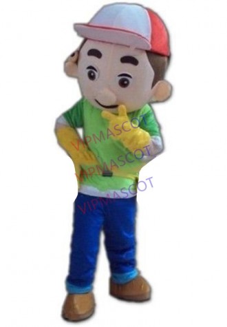 New arrival Cute Cartoon Character Adult Handy Manny Mascot Costume Fancy Dress Outfit For Festival