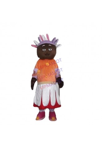 New arrival Cartoon Character Adult Daisy Girl Mascot Costume for party any color
