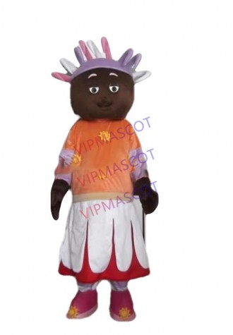 New arrival Cartoon Character Adult Daisy Girl Mascot Costume for party any color