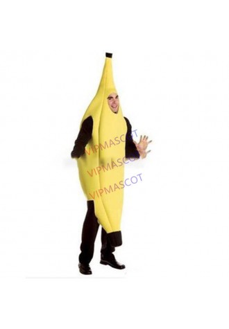 Hot selling Foam Adult cute BANANA FULL BODY FRUIT Mascot Costume Adult Fancy Dress Cartoon Character Outfit Suit